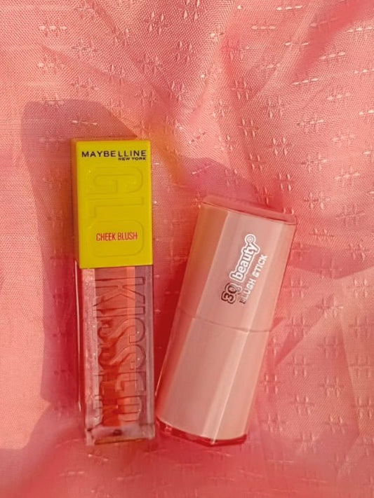 Blush & Gloss Duo – Dewy Cheeks and Glossy Lips