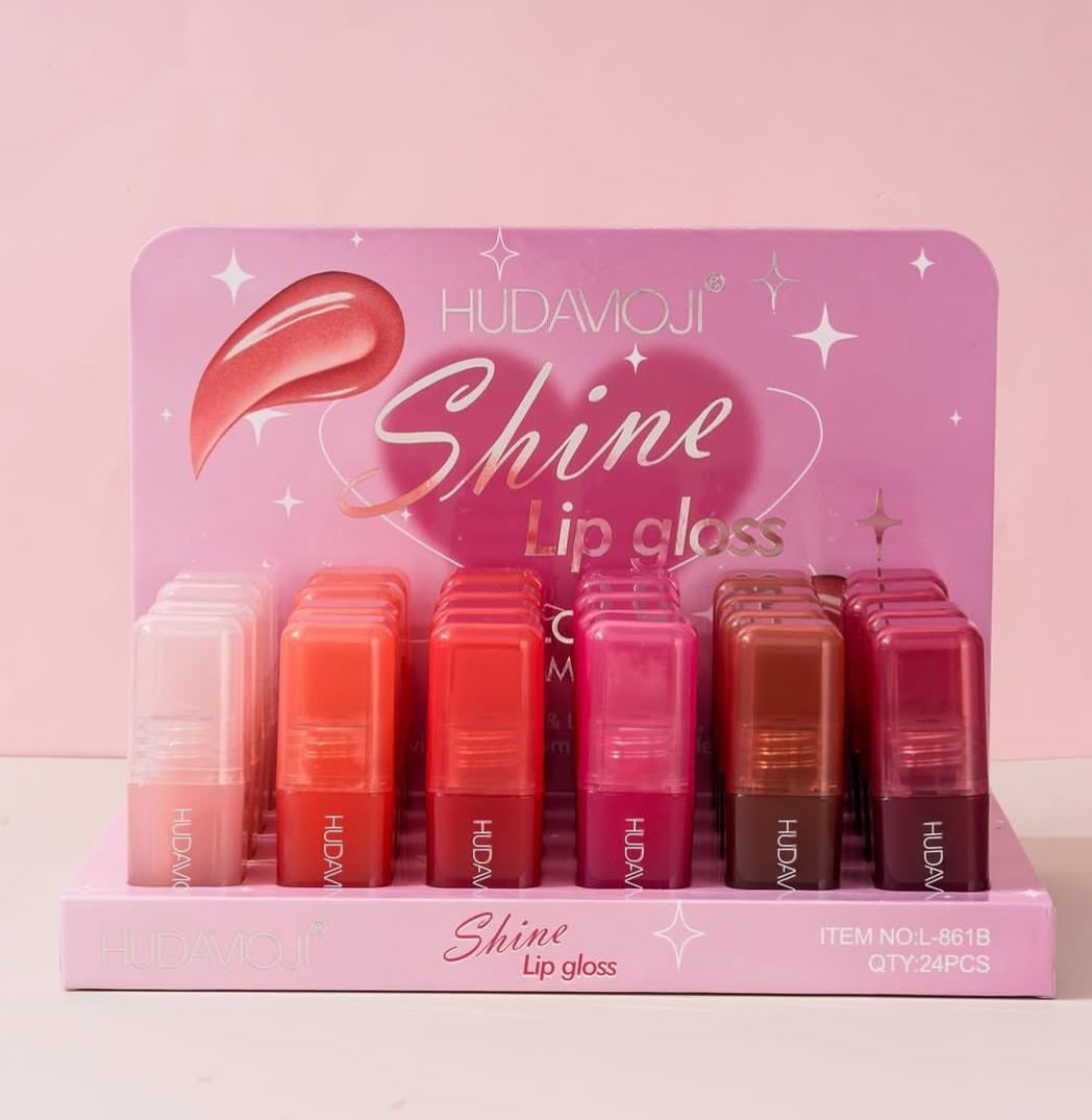 Hudamoji Lip Gloss – High Shine & Smooth Hydration