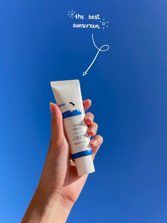 Round Lab Sunscreen SPF 50+ – Lightweight Hydrating Sunblock with Birch Sap & Niacinamide for Sensitive Skin