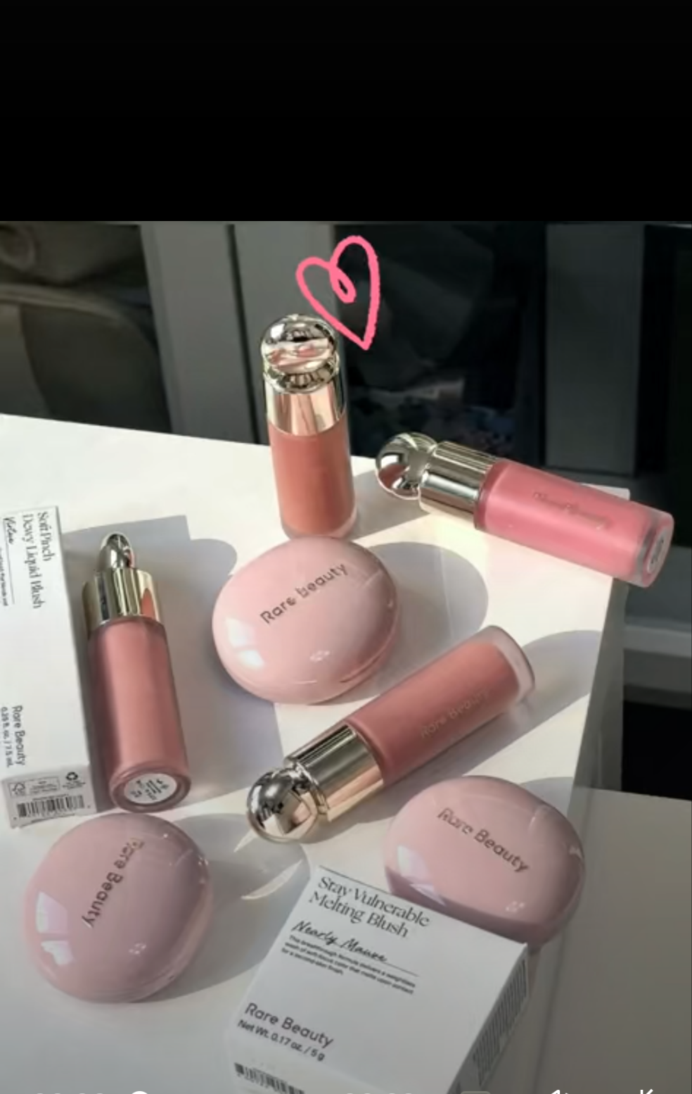 Rare Beauty Blush Duo – Liquid & Powder Blush Set