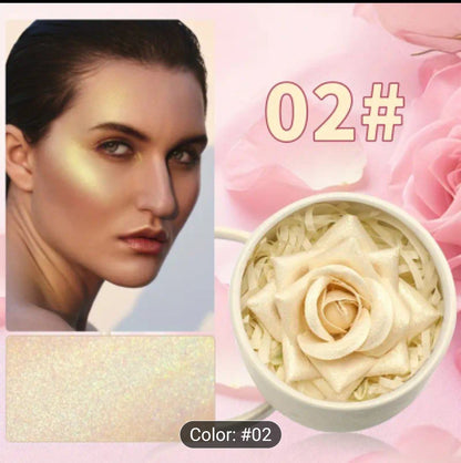 Long-Lasting Flower Blush & Highlighter – Soft Radiant Glow