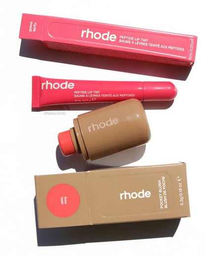 Rhode Blush & Lip Tint Combo – Hydrating Cream Blush With Long Lasting Lip Tint