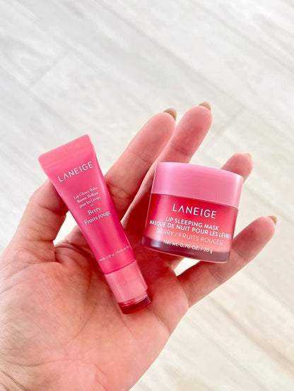 Laneige Lip Care Duo – Lip Glowy Balm & Lip Sleeping Mask Set
