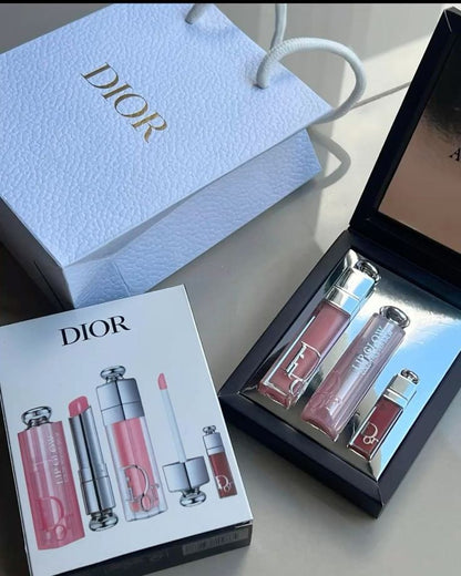 Dior Lip Care Set – Lip Balm, Lip Maximizer & Lip Tint Trio