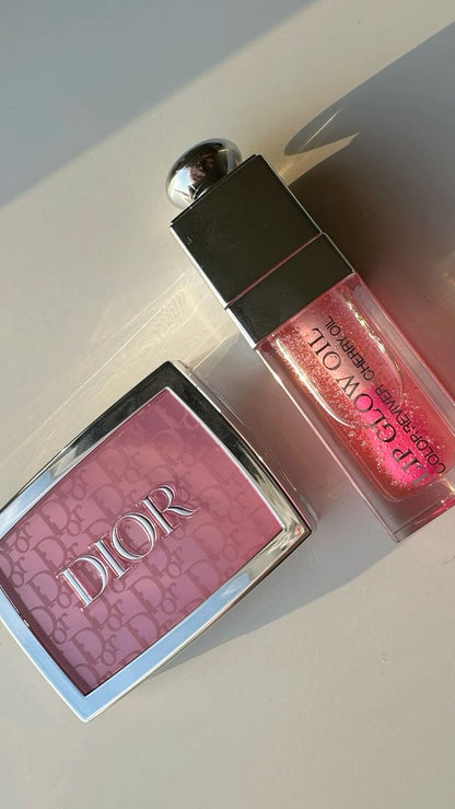Luxury Glow and Color Set – Dior Lip Oil & Dior Blush Palette Duo