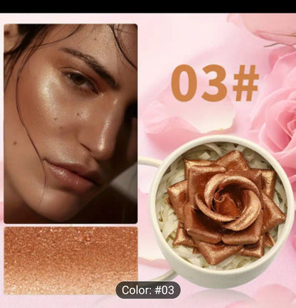 Long-Lasting Flower Blush & Highlighter – Soft Radiant Glow