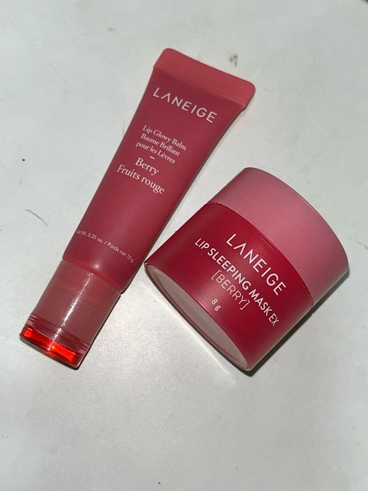 Laneige Lip Care Duo – Lip Glowy Balm & Lip Sleeping Mask Set