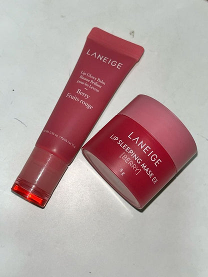 Laneige Lip Care Duo – Lip Glowy Balm & Lip Sleeping Mask Set