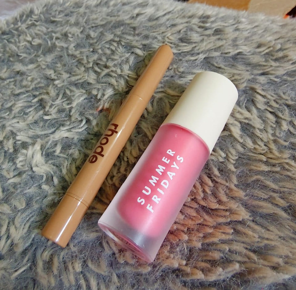 "Glow & Define: Summer Fridays Lip Oil + Rhode Lip Liner Duo"
