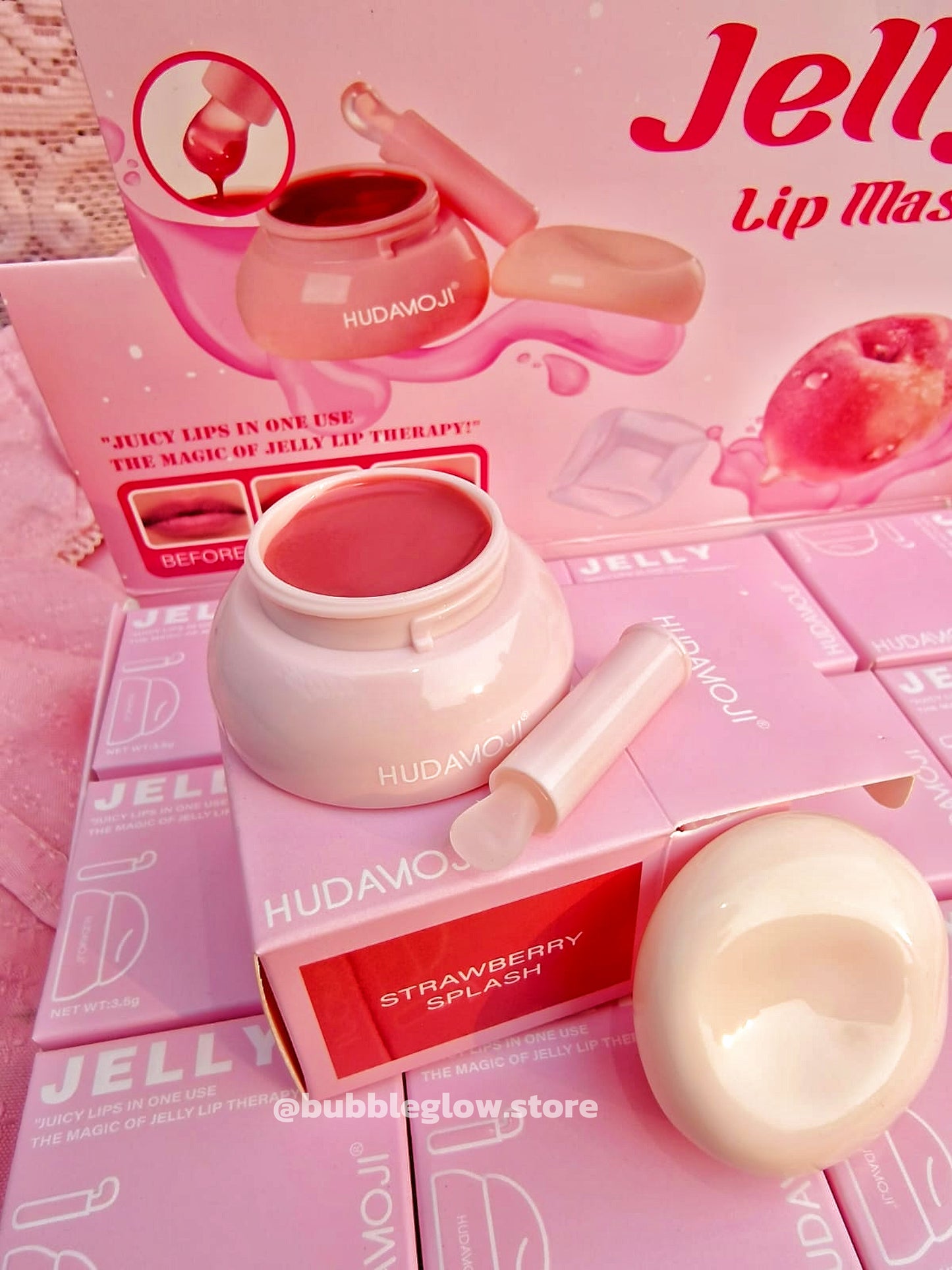 Hudamoji Lip Jam – Juicy Tint, Glassy Shine & Ultra Hydration