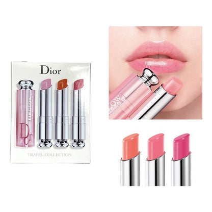 Dior Lip Balm Trio – Hydrating & Nourishing Set of 3