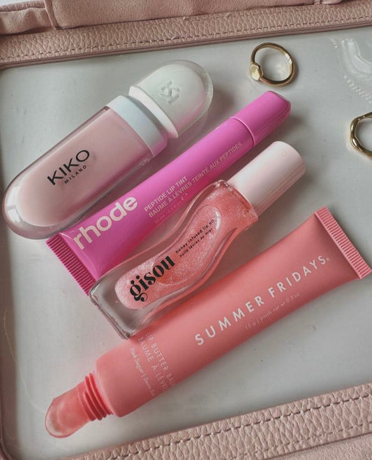 Luxe Lip Glow Set – Summer Fridays, Gisou, Rhode & Kiko Collection