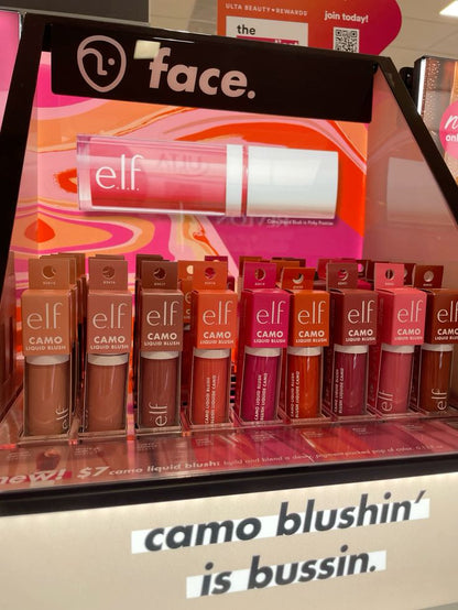 e.l.f. Camo Liquid Blush – Long-Lasting, Highly Pigmented Color.