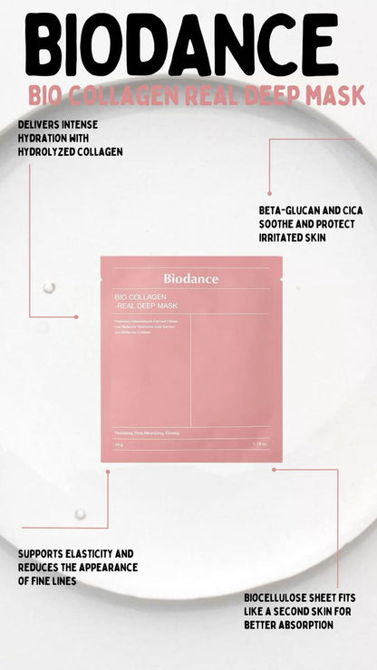 Biodance Sheet Mask – Hydrating Brightening Soothing Face Mask