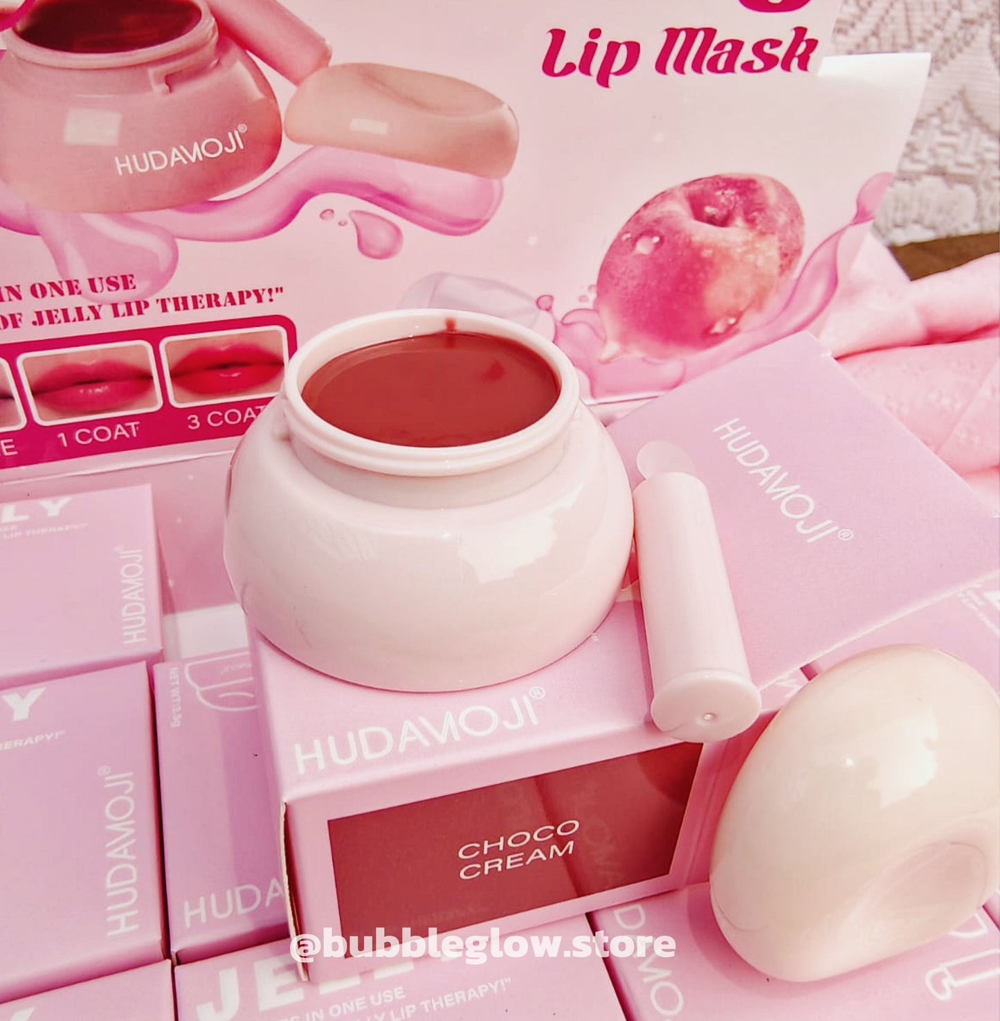 Hudamoji Lip Jam – Juicy Tint, Glassy Shine & Ultra Hydration