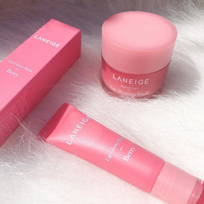 Laneige Lip Care Duo – Lip Glowy Balm & Lip Sleeping Mask Set