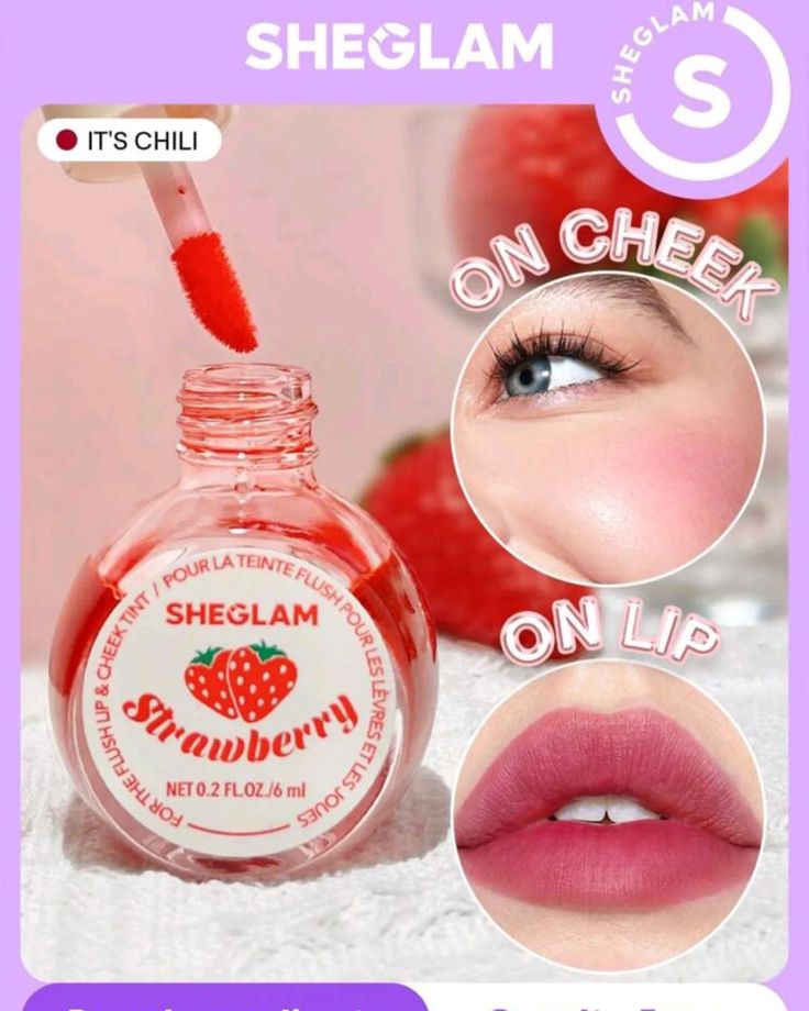 Sheglam Lip Tint – Long-Lasting Color & Natural Gloss Finish