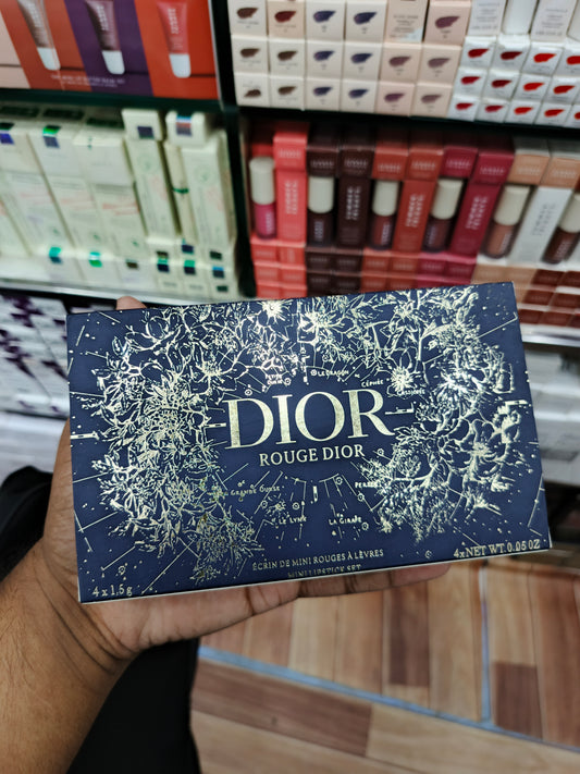 Dior Lipstick Set – Luxury High-Pigment Lipsticks with Hydrating Formula & Long-Lasting Color (Gift Box)
