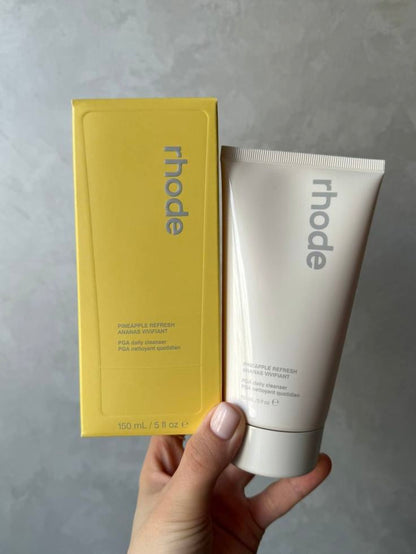 Rhode Pineapple Cleanser – Brightening Gel Face Wash with Pineapple Extract.