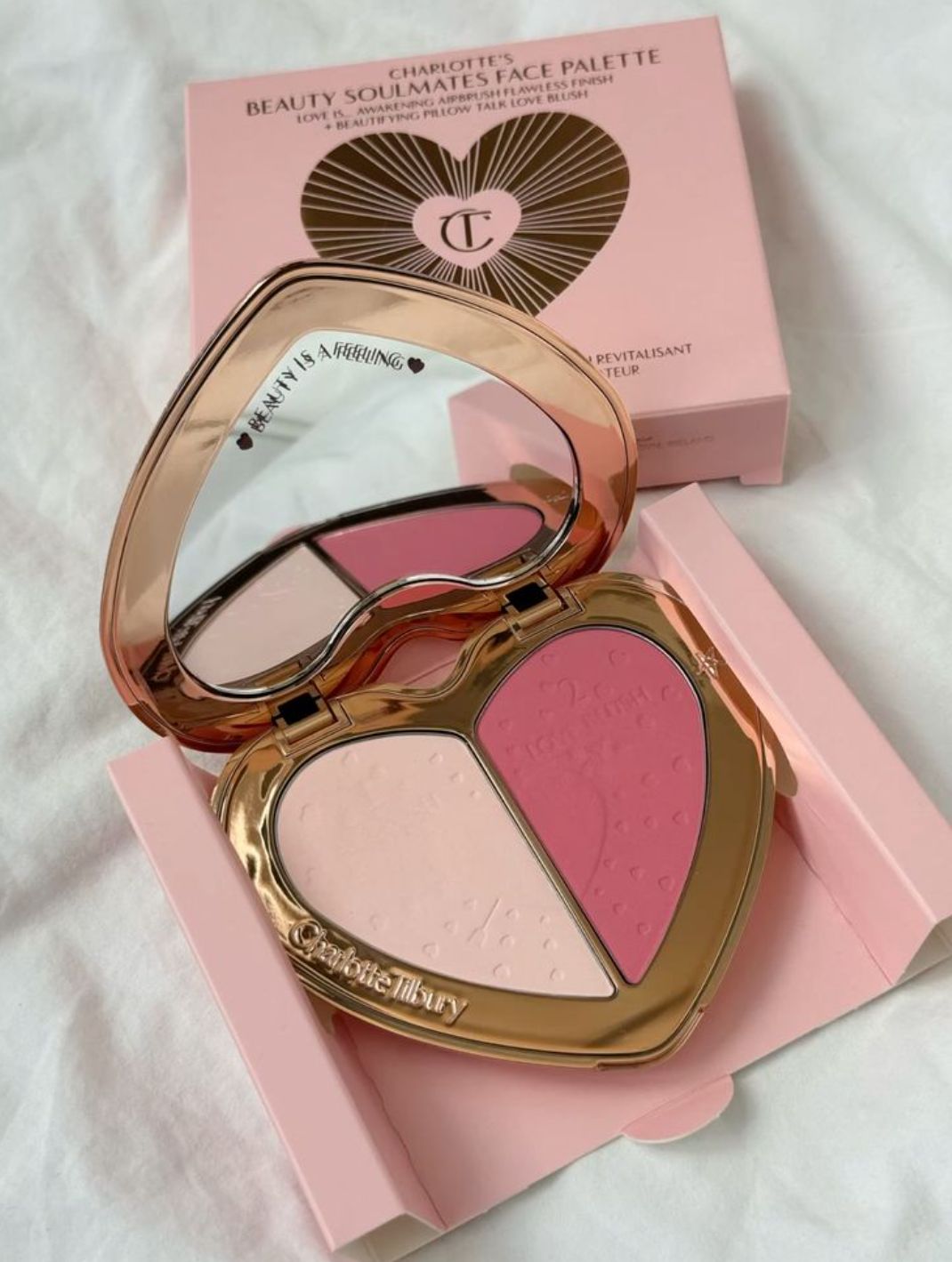 Charlotte Tilbury Beauty Soulmates Palette – Blush & Face powder Duo for Radiant Finish(Get Free Delivery & Gifts🎁)