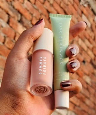 Summer Fridays Lip Oil  & Lip Balm Duo – Hydrating, Glossy & Nourishing
