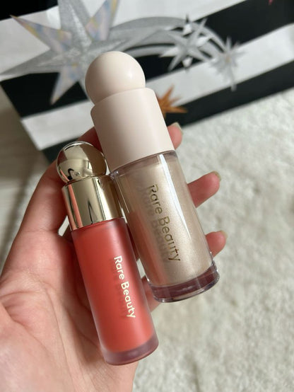Rare Beauty Glow Duo – Liquid Blush & Highlighter Set