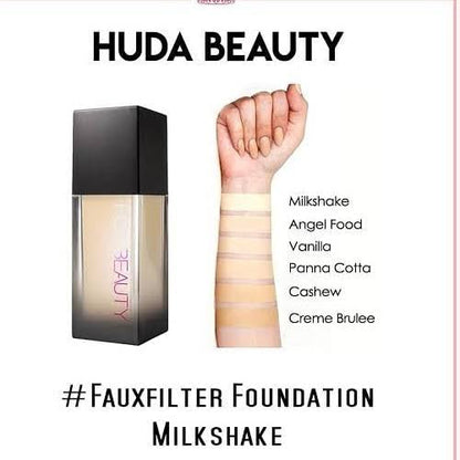 Huda Beauty FauxFilter Foundation – Full Coverage, Flawless Matte Finish
