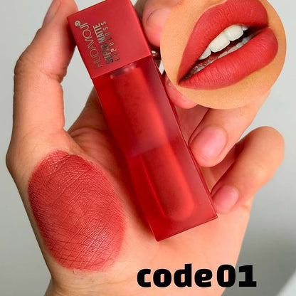 Hudamoji Teddy Matte Lip Gloss – Velvet Finish & Long-Lasting Color