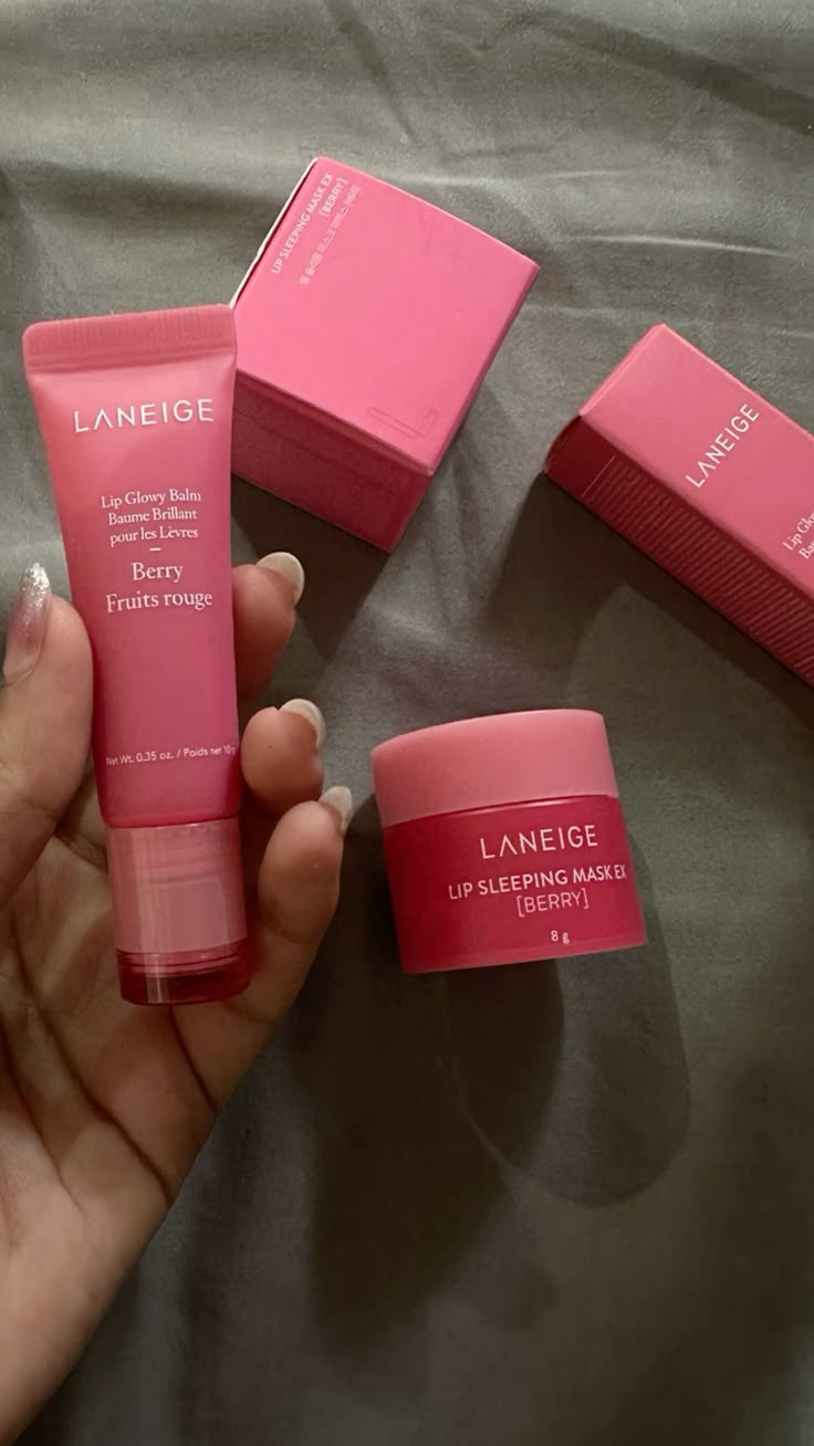 Laneige Lip Care Duo – Lip Glowy Balm & Lip Sleeping Mask Set
