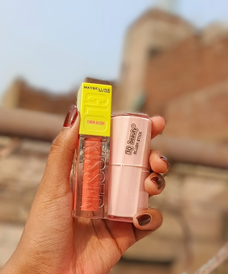 Blush & Gloss Duo – Dewy Cheeks and Glossy Lips