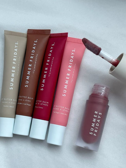 Summer Fridays Lip Balm & Lip Oil Duo – Hydrating & Nourishing Lip Care Set