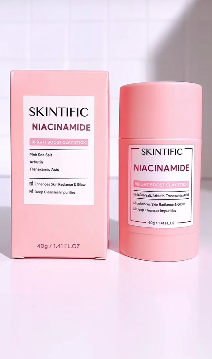 Skintific Niacinamide Clay Stick – Deep Cleansing Oil Control Pore Care Mask