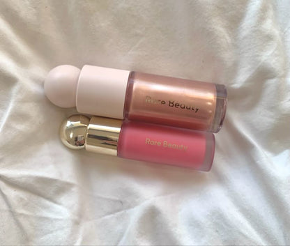 Rare Beauty Glow Duo – Liquid Blush & Highlighter Set