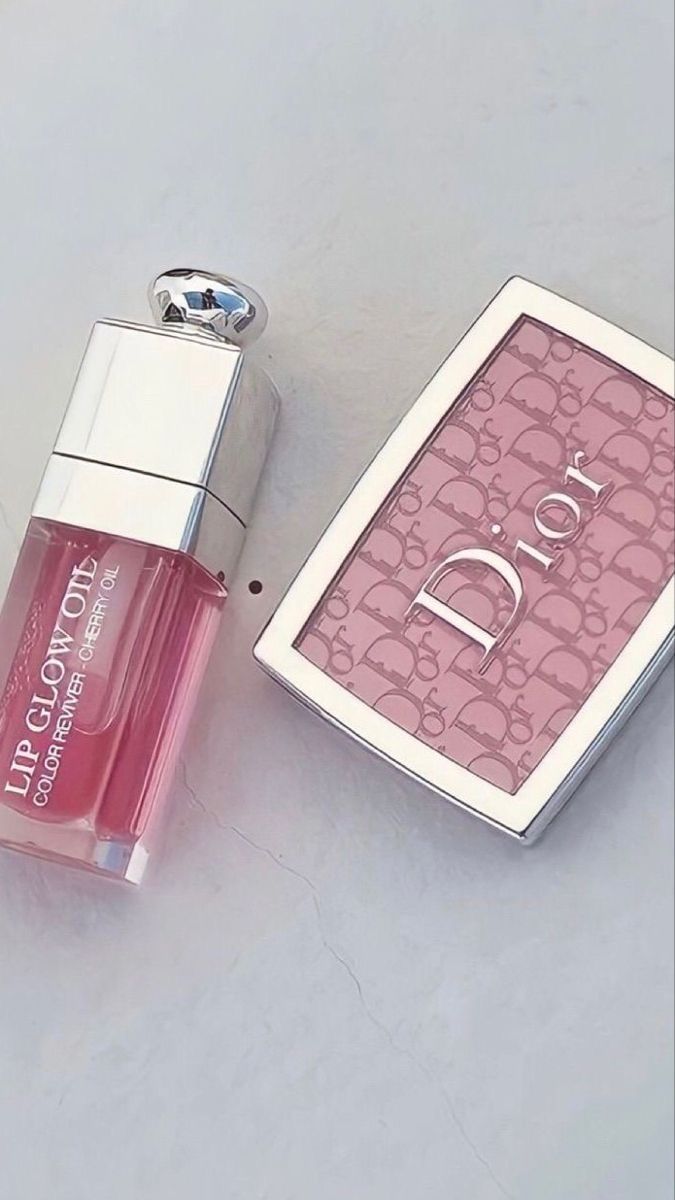 Luxury Glow and Color Set – Dior Lip Oil & Dior Blush Palette Duo