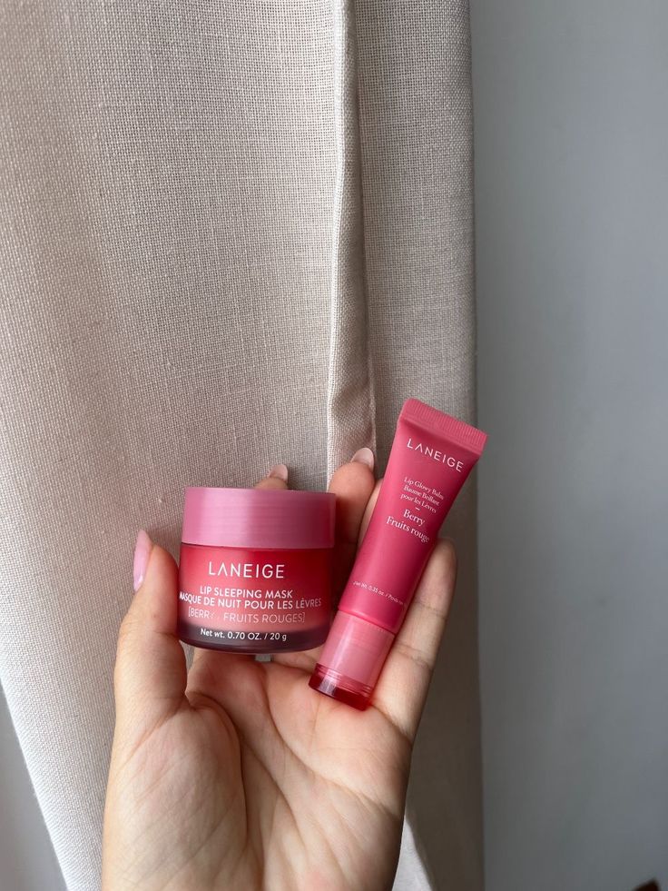 Laneige Lip Care Duo – Lip Glowy Balm & Lip Sleeping Mask Set
