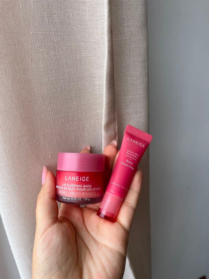 Laneige Lip Care Duo – Lip Glowy Balm & Lip Sleeping Mask Set