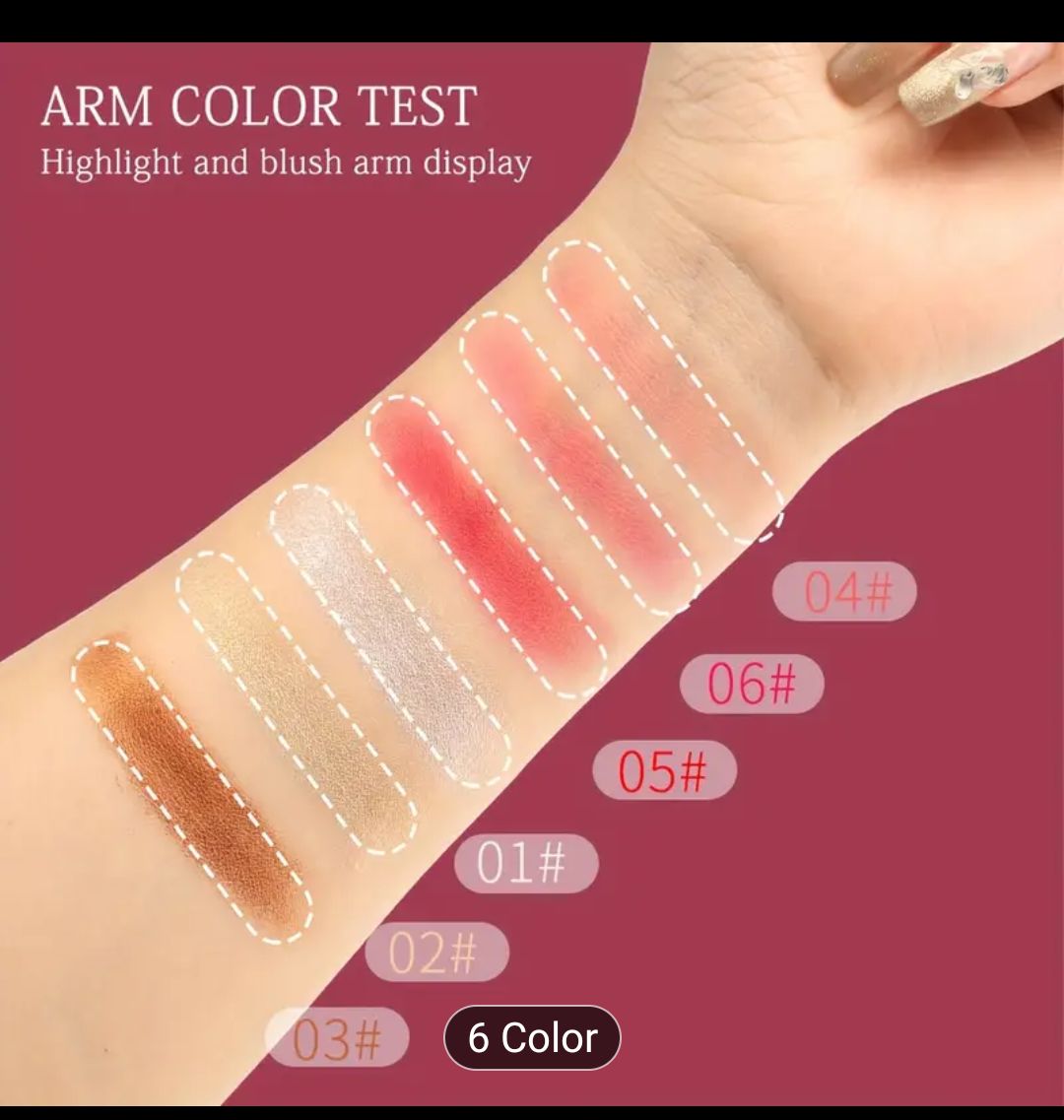 Long-Lasting Flower Blush & Highlighter – Soft Radiant Glow