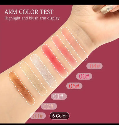 Long-Lasting Flower Blush & Highlighter – Soft Radiant Glow