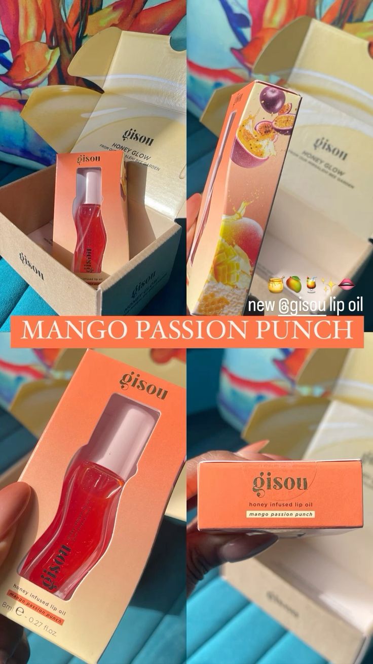 Gisou Lip Oil – Hydrating Lip Treatment | Non-Sticky Glossy Finish for Smooth & Nourished Lips
