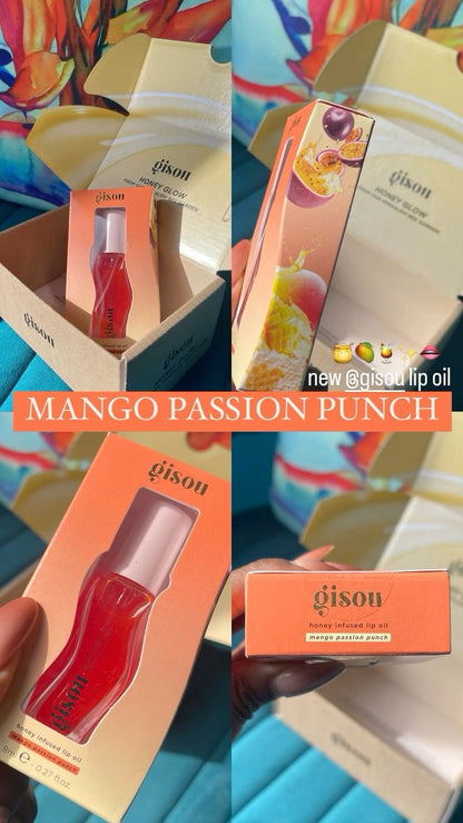 Gisou Lip Oil – Hydrating Lip Treatment | Non-Sticky Glossy Finish for Smooth & Nourished Lips