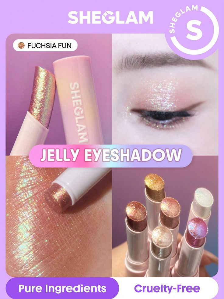Sheglam Crystal Jelly Eyeshadow Stick – Shimmer, Glide & Glow