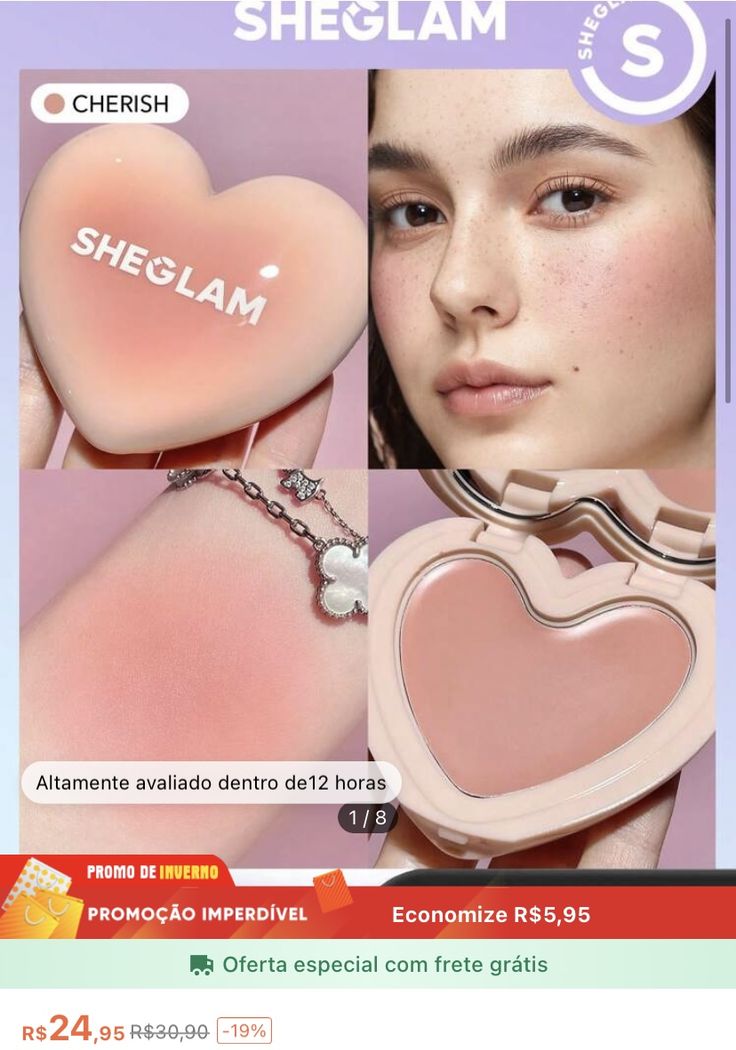 Sheglam Cupid Blush – Natural Radiant Finish