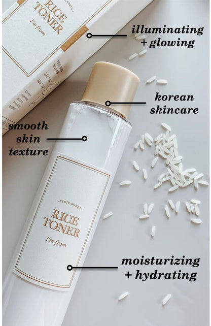 I’m From Rice Toner – Brightening Hydrating Face Toner for Glowing & Smooth Skin