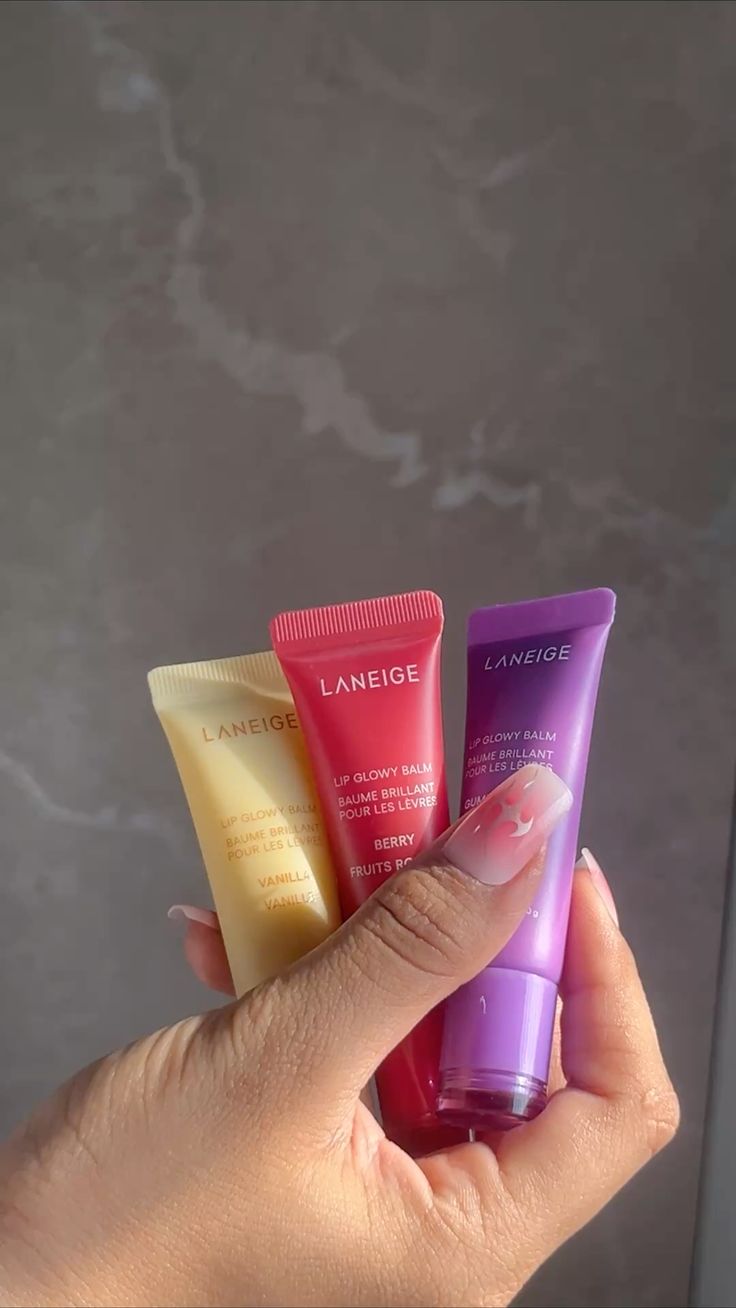 Laneige Lip Glowy Balm Trio Set – Hydrating, Glossy & Travel-Friendly Lip Care