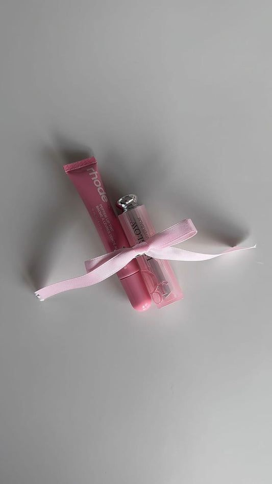 Dior Lip Balm & Rhode Lip Tint Duo – Hydrating, Glossy & Effortlessly Luxe