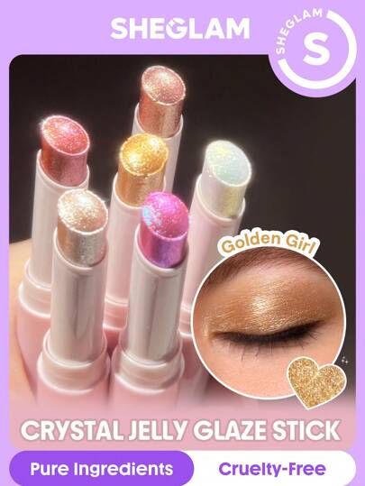 Sheglam Crystal Jelly Eyeshadow Stick – Shimmer, Glide & Glow