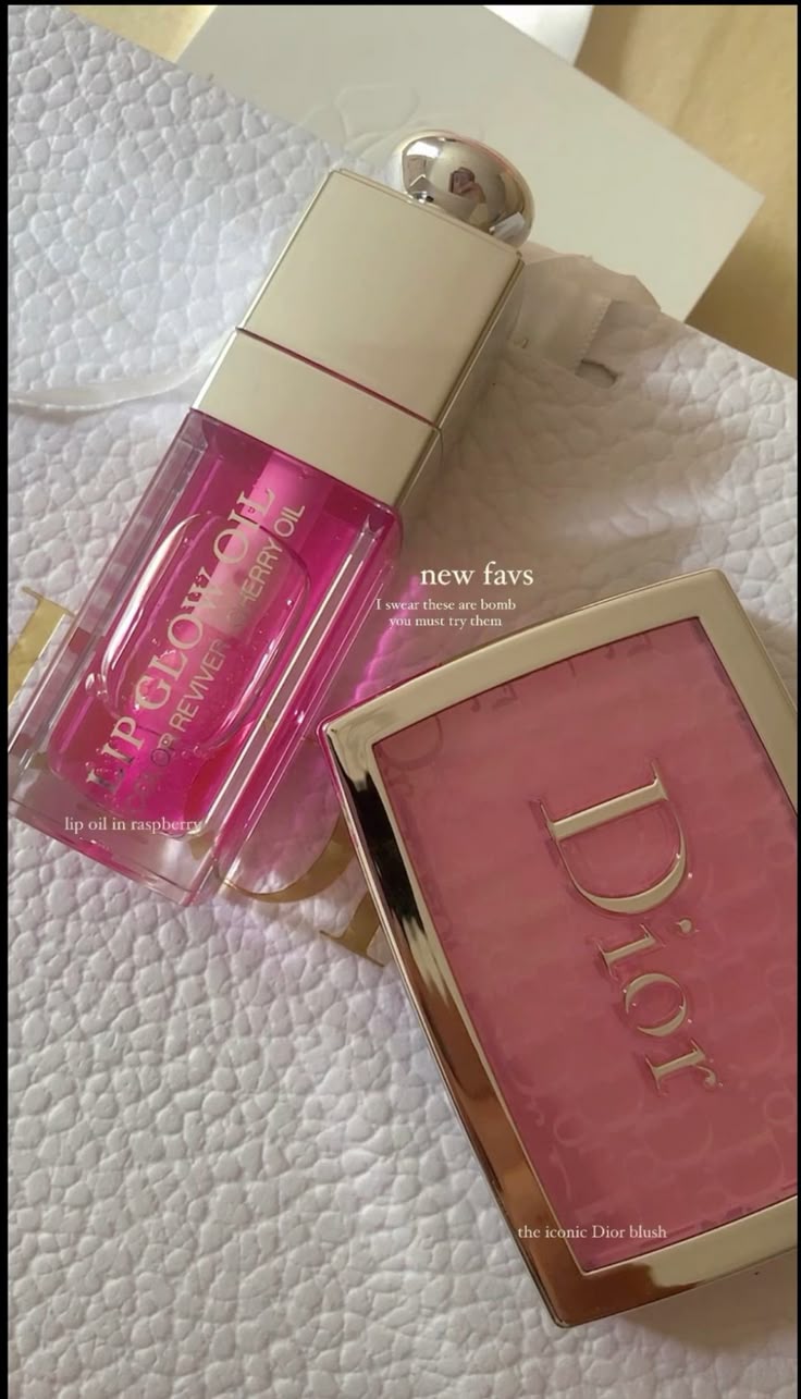 Luxury Glow and Color Set – Dior Lip Oil & Dior Blush Palette Duo