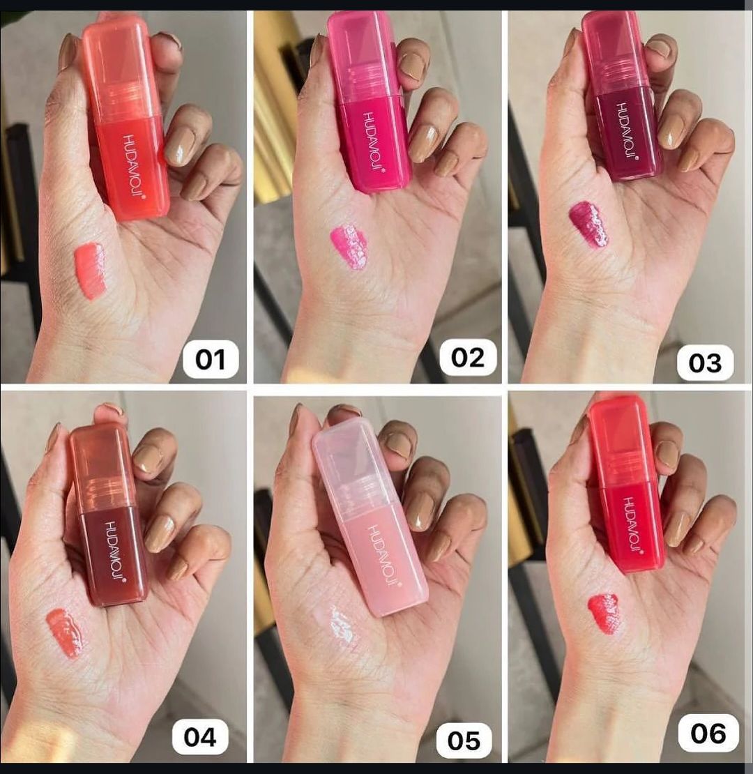 Hudamoji Lip Gloss – High Shine & Smooth Hydration