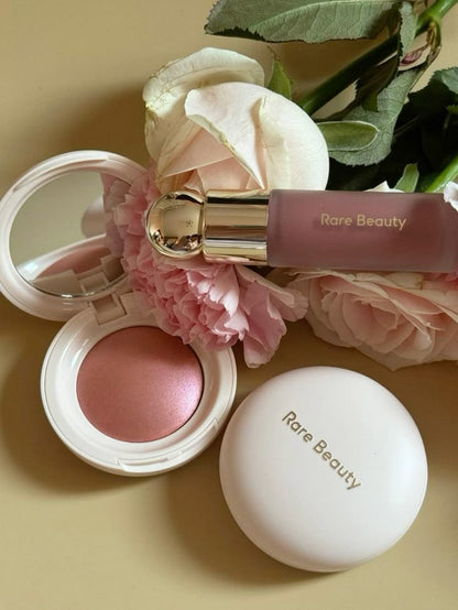 Rare Beauty Blush Duo – Liquid & Powder Blush Set