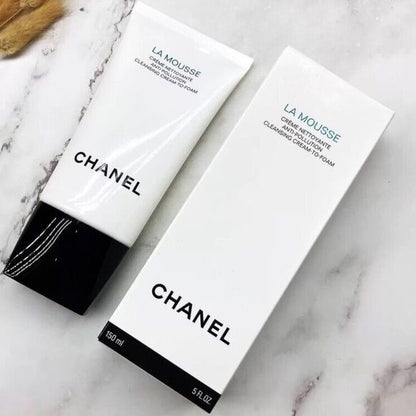 Chanel Cleansing Cream-To-Foam – Gentle Hydrating Face Cleanser for Soft & Radiant Skin.